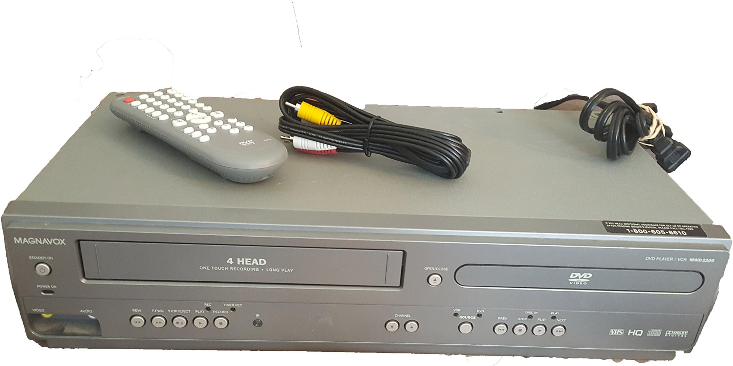 MWD2206 DVD/VCR Combination Player