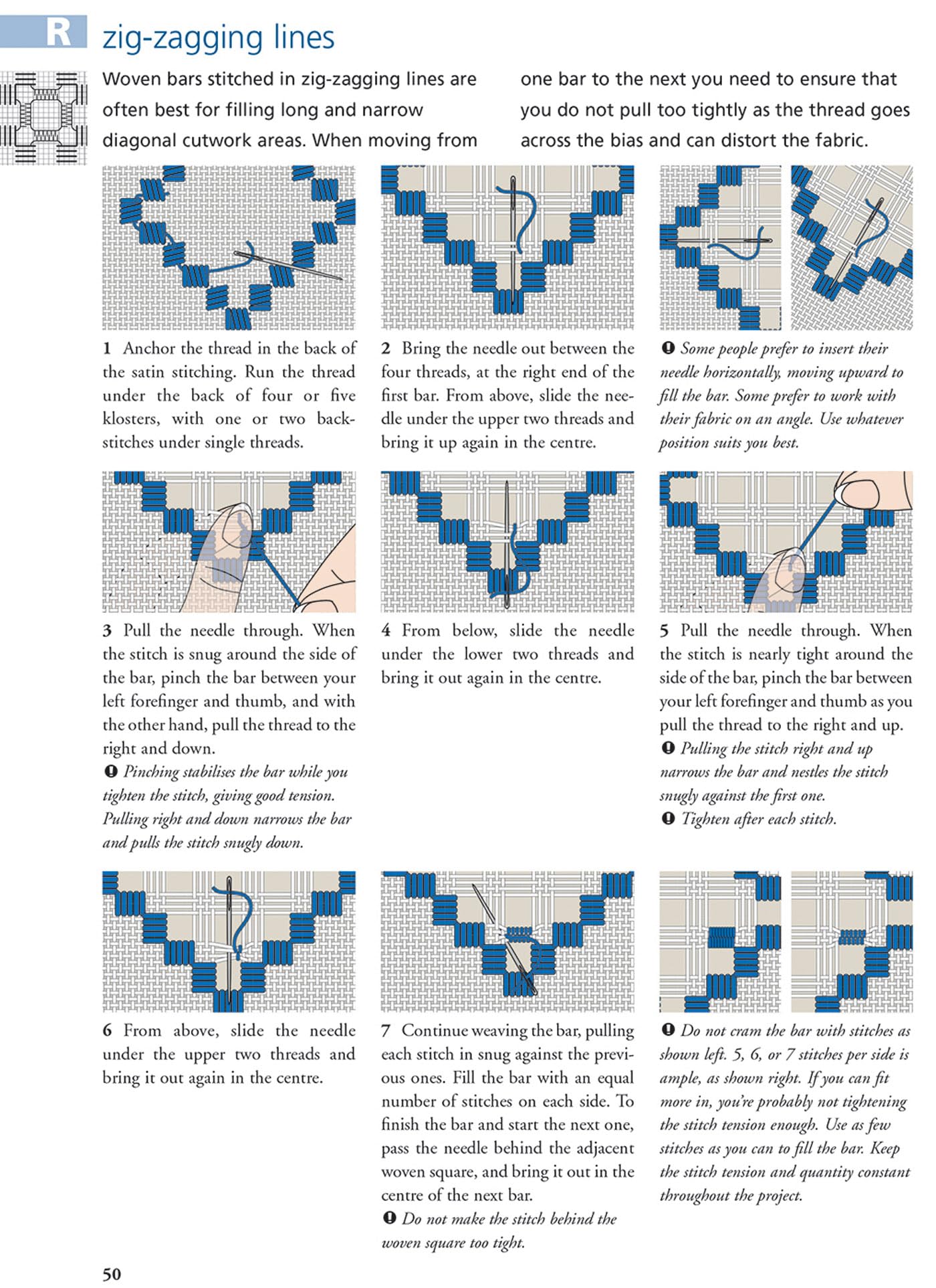 Hardanger Filling Stitches: A Step-by-Step Handbook
