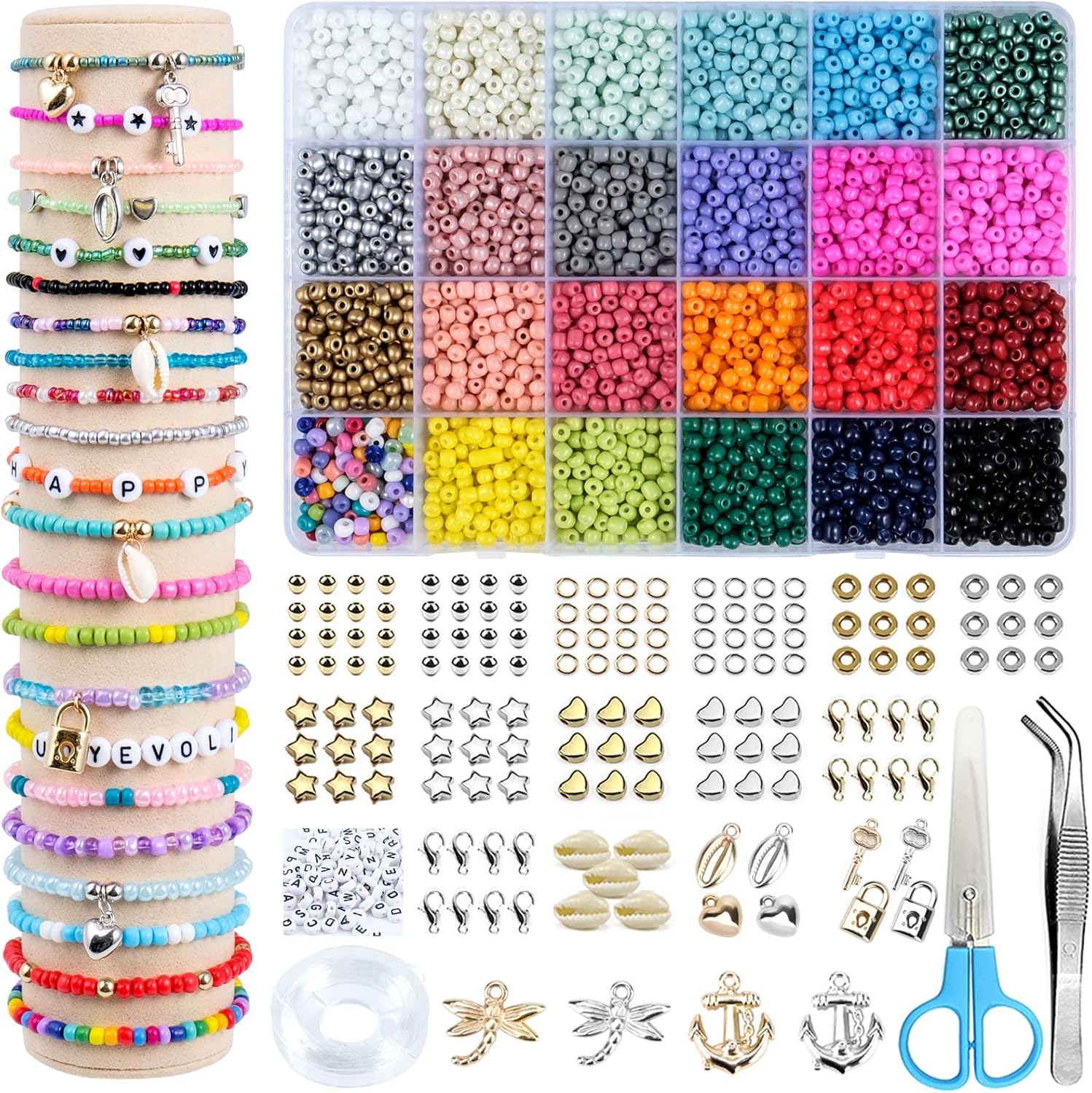 braccialetti fai da te perline