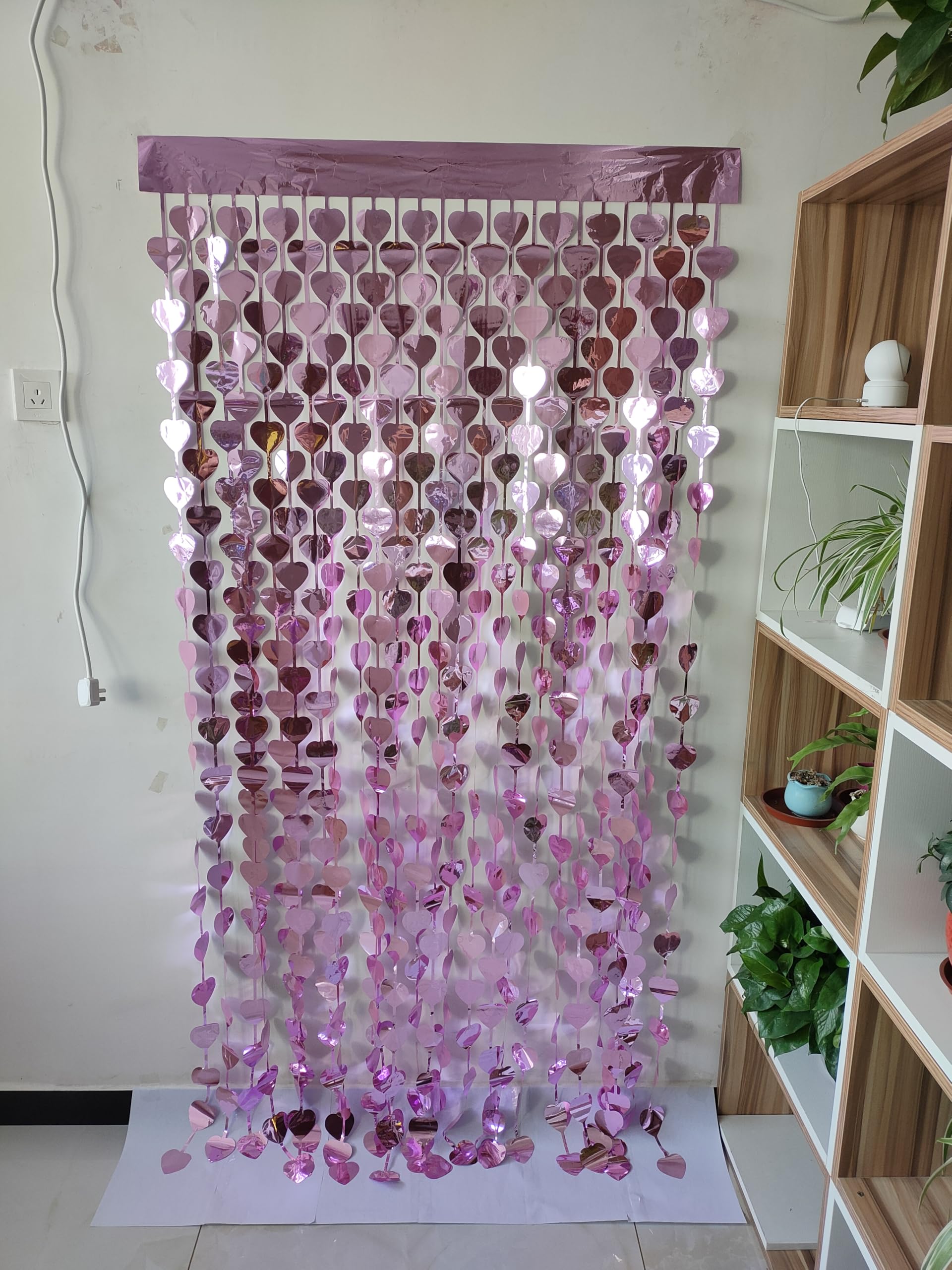 ハートのカーテンタッセル❸ Amazon.co.jp: 2個セット CYBERNOVA タッセルカーテン キラキラ 背景