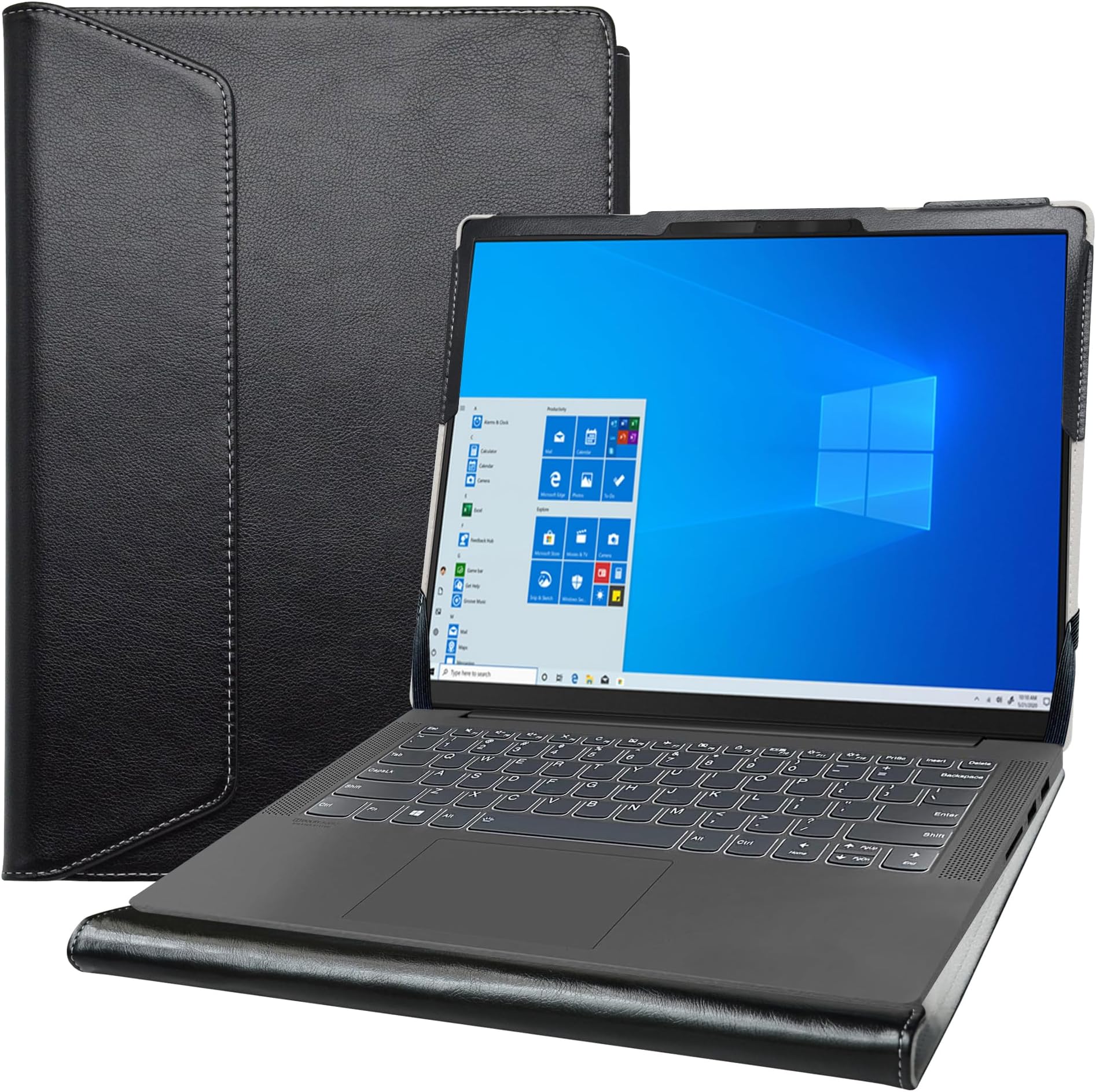Alapmk Protective Case for Lenovo ThinkPad X1 Carbon 11th Gen/10th Gen/Gen 9 & ThinkPad X1 Yoga Gen 6/7th Gen/8th Gen &IdeaPad Flex 5 14IRU8/IdeaPad Pro 5i Gen 8 14",Black