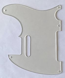 Guitar Parts For Fender Esquire Telecaster 5-Hole Guitar Pickguard (1 Ply Clear Transparent)