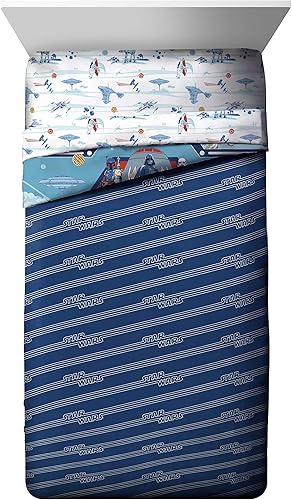 Vista 198 de Jay Franco Blippi & Meekah Trucks - Juego de edredón tamaño matrimonial, juego de sábanas y fundas de almohada de 7 piezas, color azul, juego