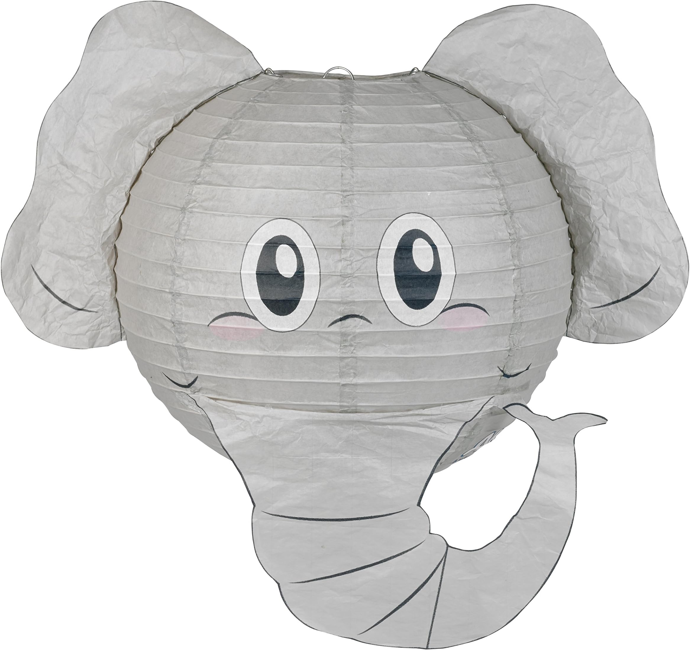 Elephant Lampshade Decorative Animal Lampshades for Children Bedroom playrooms Baby Nursery Lighting Fun and Vibrant Colours Makes Pendant Lights and Ceiling Shades Something Special and a Great Gift