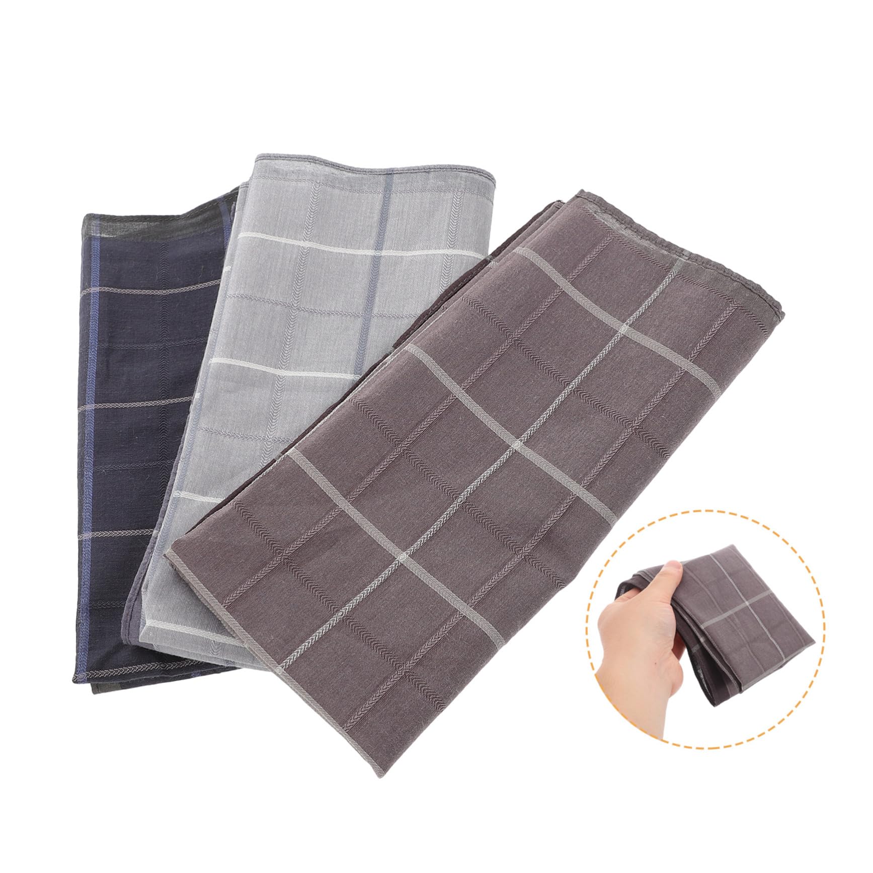 Herrentaschentuch Teeparty-taschentücher Hochzeitstaschentücher Alte Taschentücher Königsblaues Bandana Japanisches Taschentuch Brautduschengeschenk Baumwolle 3st