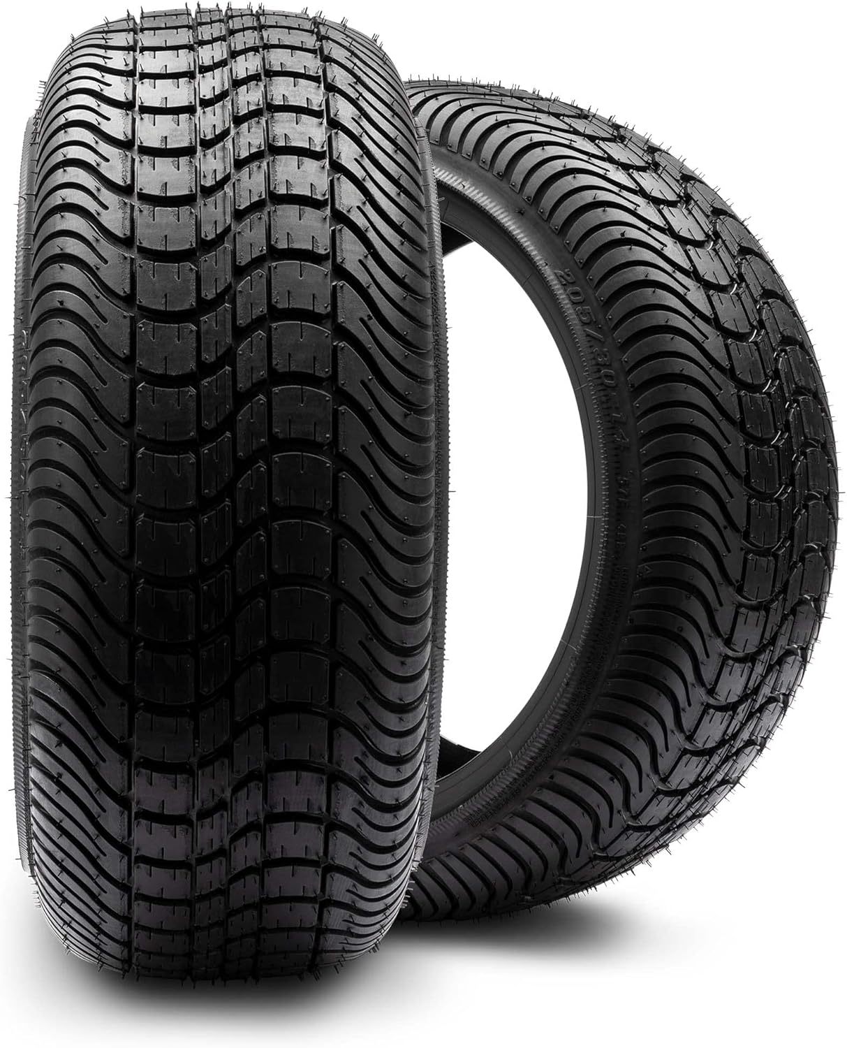 Arisun Cruze 205/30-14 DOT Golf Cart Tire Street Low Profile (4-Ply) - Set of Two