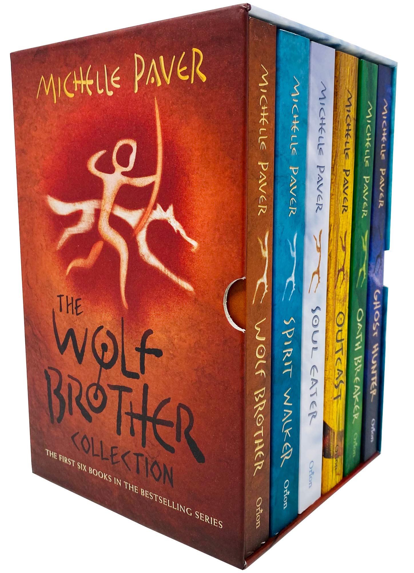 Orion Children's Books Chronicles of Ancient Darkness The Wolf Brother Collection 6 Box Set by Michelle Paver (Wolf Brother, Spirit Walker, Soul Eater, Outcast, Oath Breaker & Ghost Hunter)
