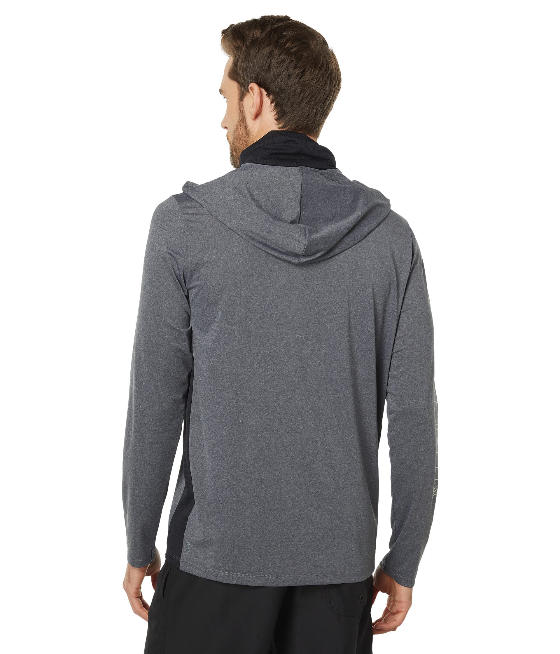 Hurley Rash Guard — koszulka Mężczyźni H2o-dri Atticus Fastlane Upf Ls Top Kaptur