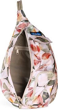 KAVU Mini Rope Sling Pack with Adjustable Rope Shoulder Strap, Fall Foliage