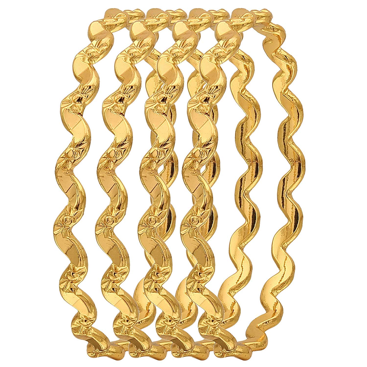 See full amazon price history chart for AFJ GOLD Girls/Womens 1 Gram Gold Plated Copper Traditional Designer Trendy Plain Bangles Sets (Bangle 10, 2.6) AFJ GOLD Girls/Womens 1 Gram Gold Plated Copper Traditional Designer Trendy Plain Bangles Sets (Bangle 10, 2.6) (B07LBVBDJ7) Amazon Price History, Amazon Price Tracker