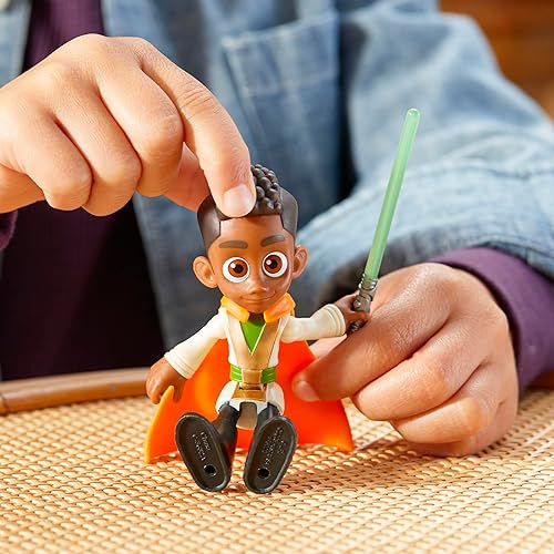 Miniatura 8 de Star Wars: Young Jedi Adventures Kai Brightstar Figura de acción, juguetes a escala de 4 pulgadas, juguetes preescolares para niños y niñas de 3 años