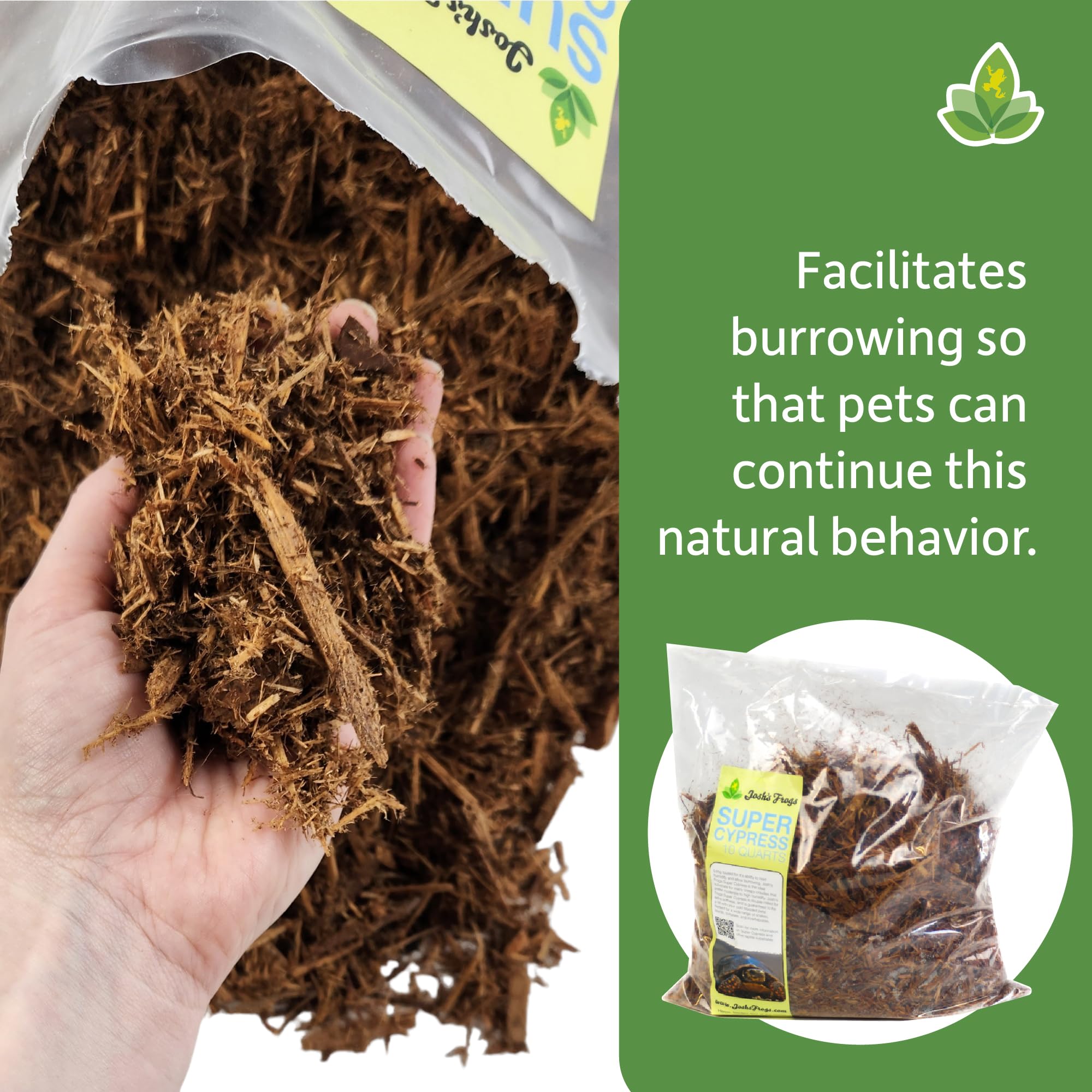 Amazon.com : Josh's Frogs Super Cypress Reptile Mulch (10 Quarts