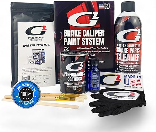 Miniatura 4 de G2 Sistema de juego de pintura para pinzas de freno de alta temperatura amarillo G2161