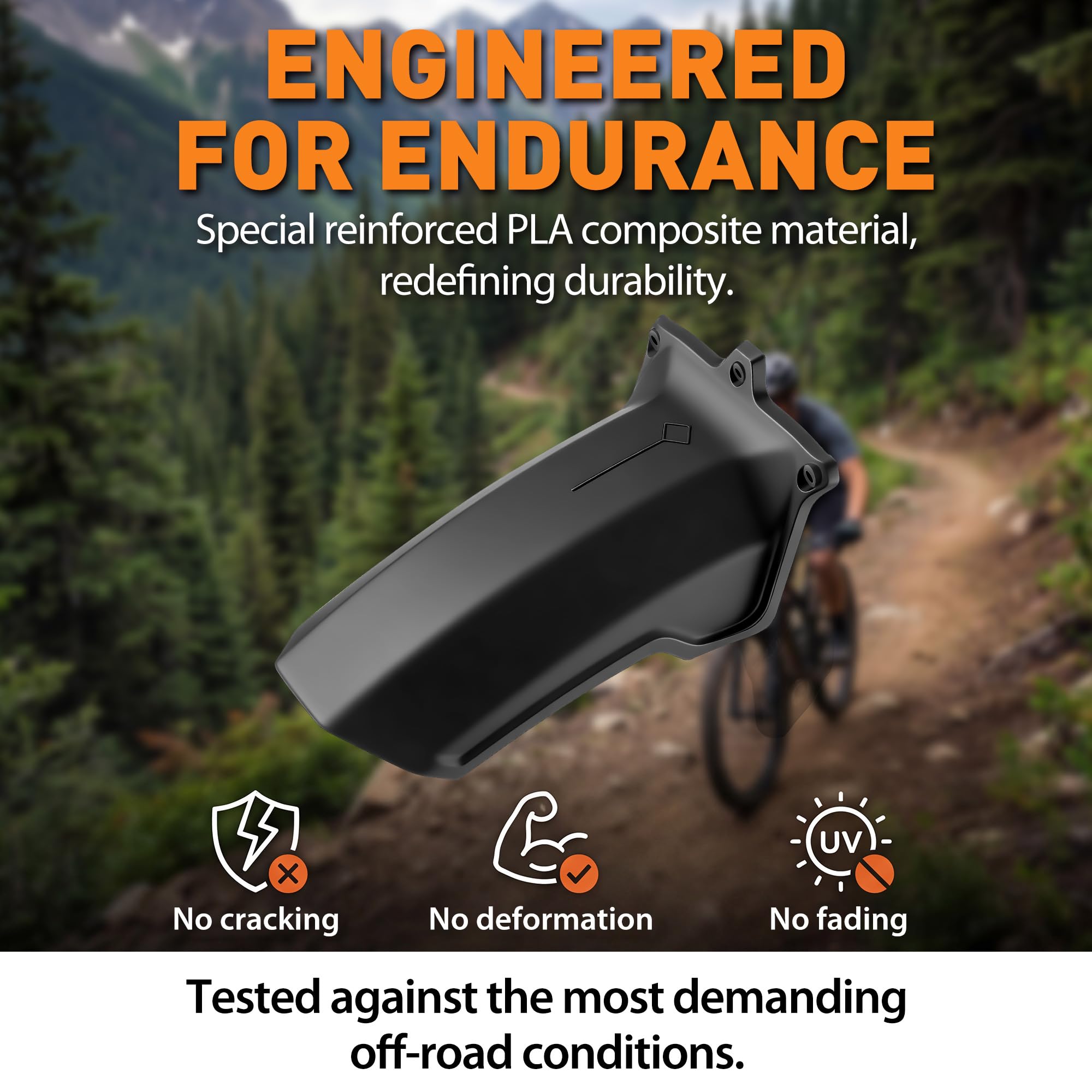 Amazon | Dreyoo マウンテンバイクフェンダー RockShox Zeb/Domain対応