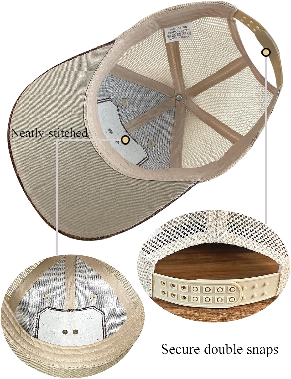 TOPACC Western Trucker Hat for Men Women Vintage Cowboy Country Hats Cute Baseball Cap for Western Outfit - Image 3