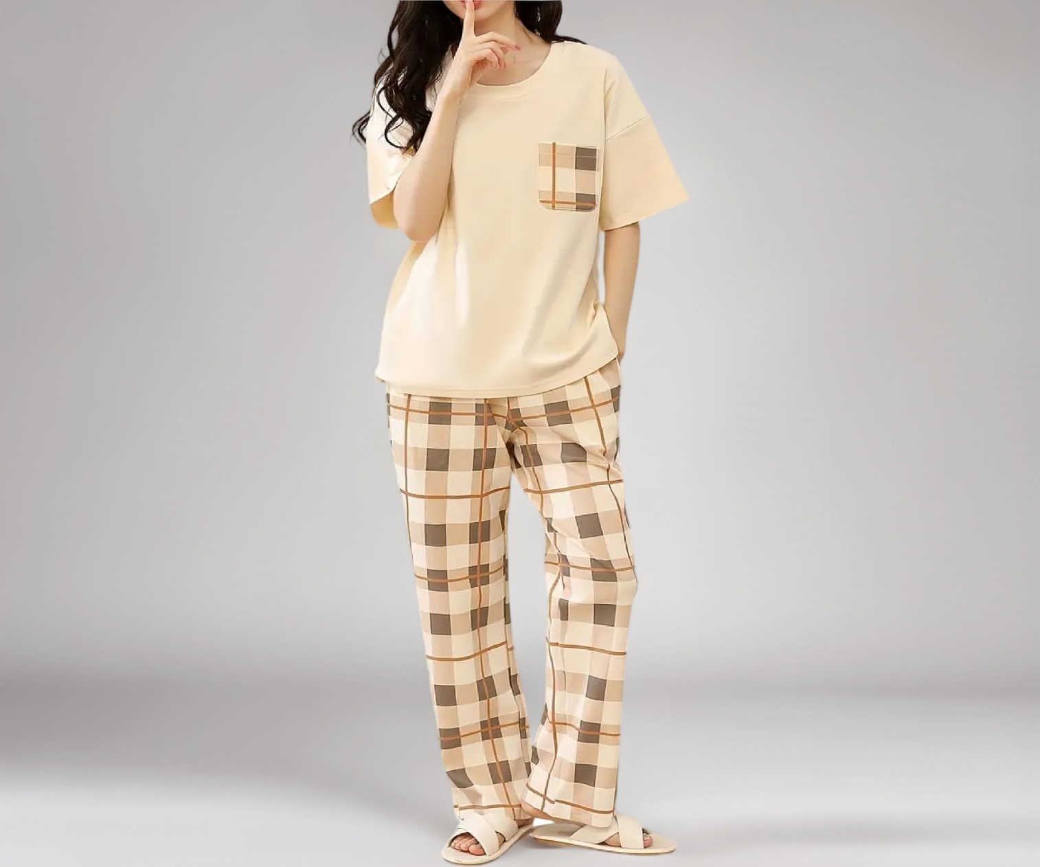 ladies night dress on amazon Buy Louis Luxe Womens Korean | Full Pyjama Set |Korean Nightsuit | Women Nightwear |Round Neck Full Sleeve Nightsuit | Loungewear short sleeping dress