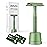 ZOMCHI Double Edge Close Comb Safety Razor with Stand, Shaving Razor for Men with 10 Safety Razor Blades, Reusable Single Blade DE Metal Razor - Fern Green
