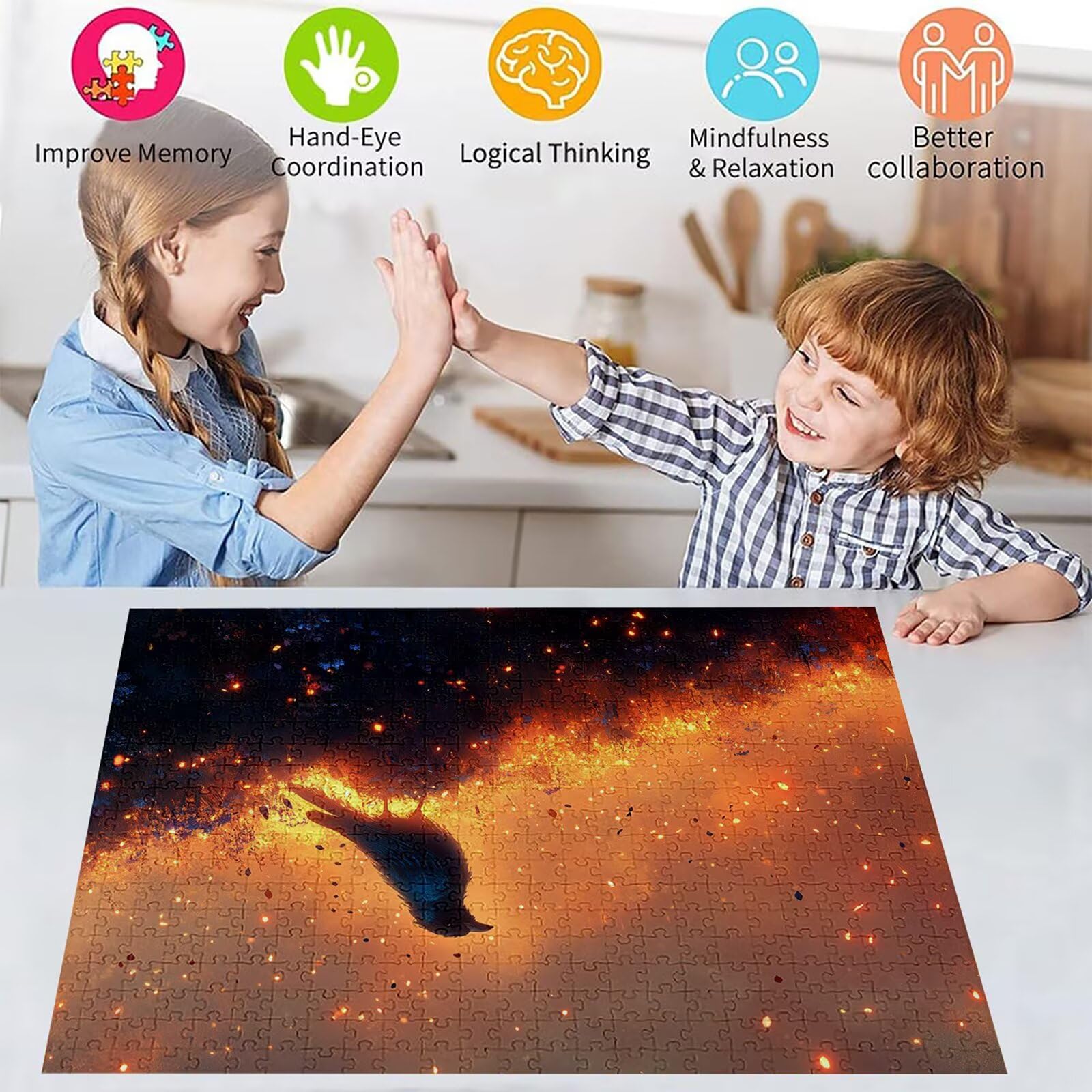 Puzzle 3000 elementów ptak puzzle dla dorosłych kwiaty 122 x 81 cm unikalne rzemiosło klasyczne 3D drewniana układanka do rodzinnych gier biznesowych, układanka zrób to sam do dekoracji ścian domu