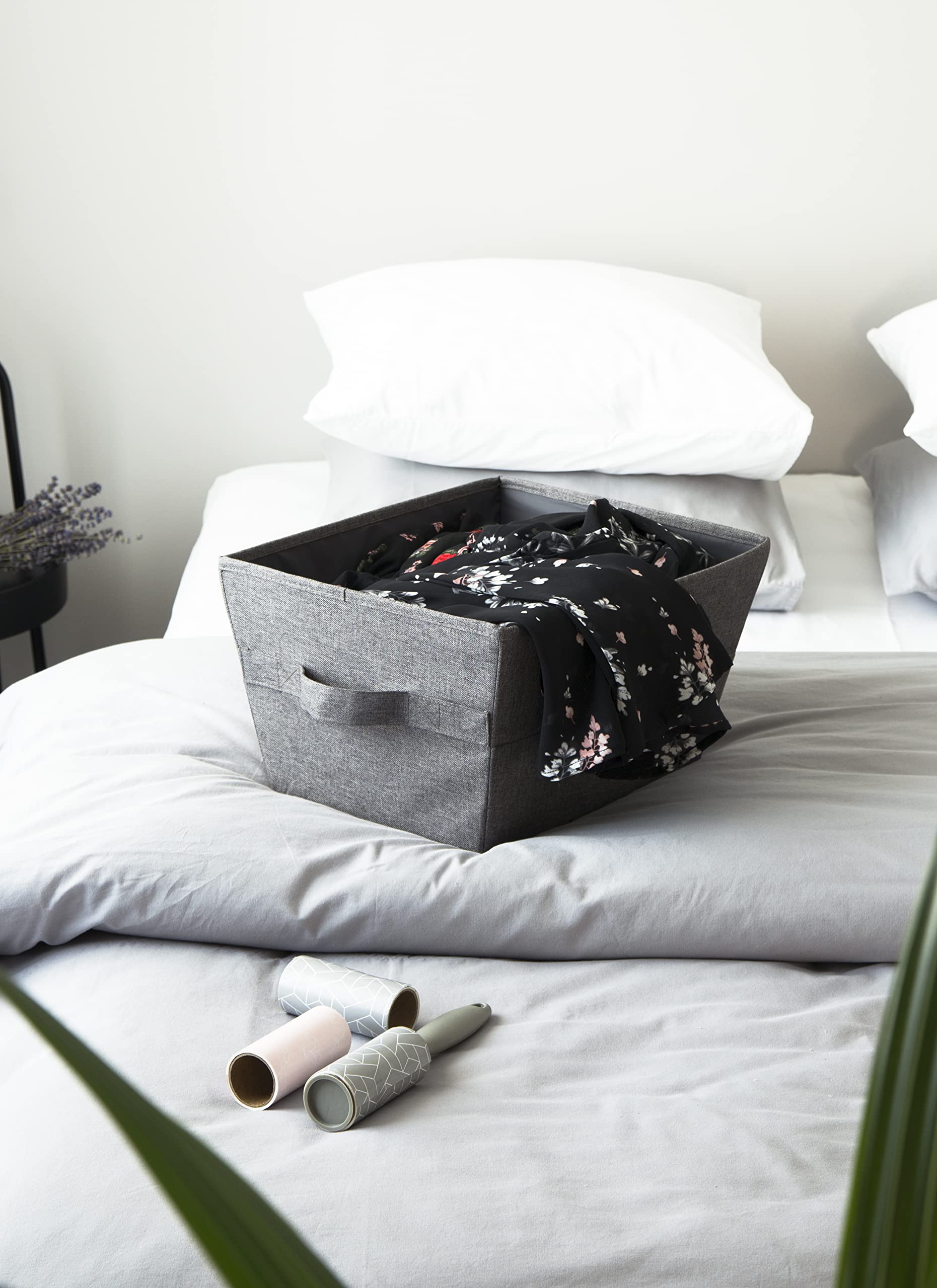 Opbergdoos Onder Het Bed Waterdicht Met Transparant Deksel En Leren Handgrepen Opvouwbaar Voor Kleding Dekens En Schoenen
