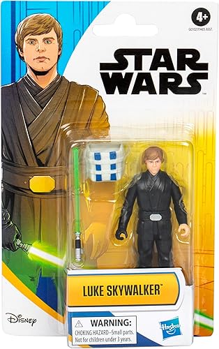 Miniatura 4 de STAR WARS Epic Hero Series Luke Skywalker - Figura de acción de 4 pulgadas y 2 accesorios, juguetes para niños y niñas de 4 años