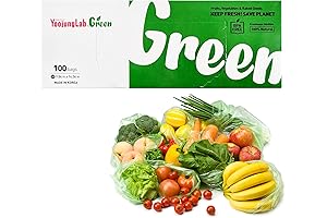 Keep Fruits & Veggies Fresher for Longer with Our Green Veggie Bags