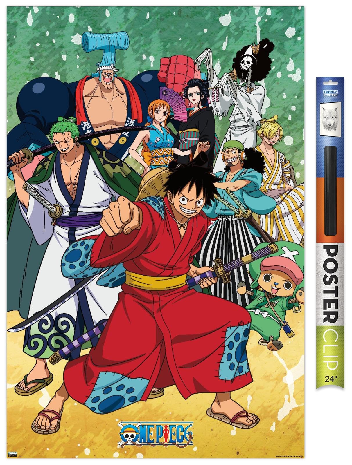 Amazon.com: One Piece: Wano Country - Samurai Crew Wall Poster