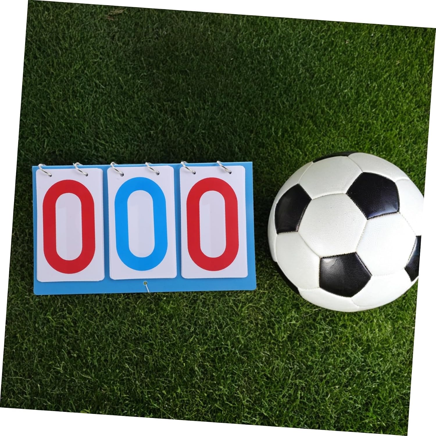 SUPVOX Portable Flip Scoreboard Desktop Score Keeper for Soccer Basketball and Table Tennis High Visibility Design with Space Saving Hanging Option for Easy Use