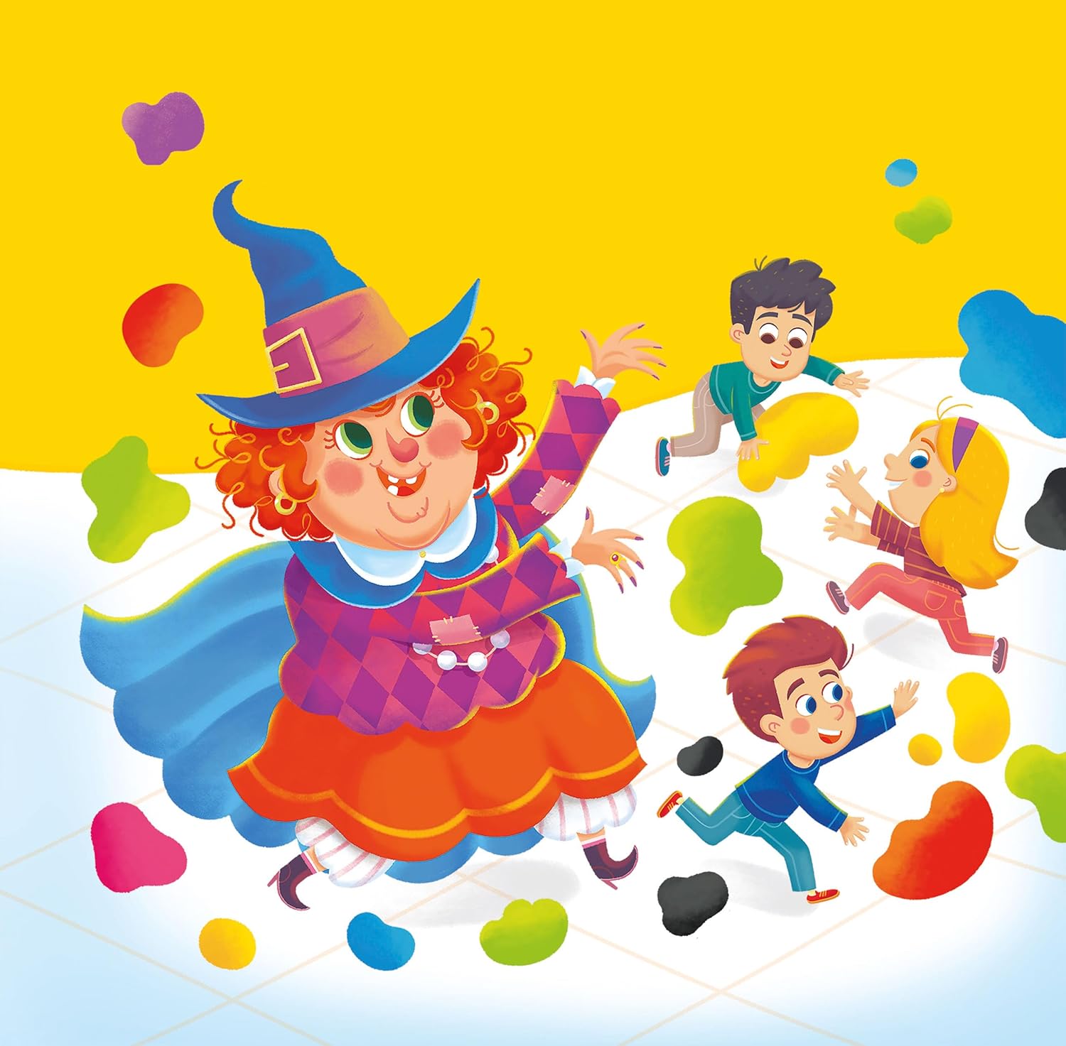 Clementoni - 16819 - Hexe Comanda Colore - board game children 5 years, illustrated cards, colour cards, playing cards, 2-6 players, in Italian, Made in Italy