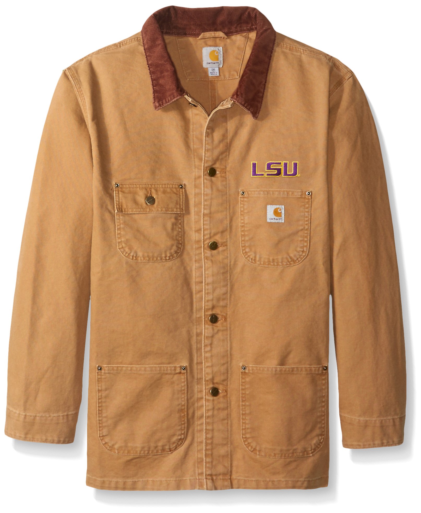 NCAA LSU Tigers Boy's Weathered Chore Coat