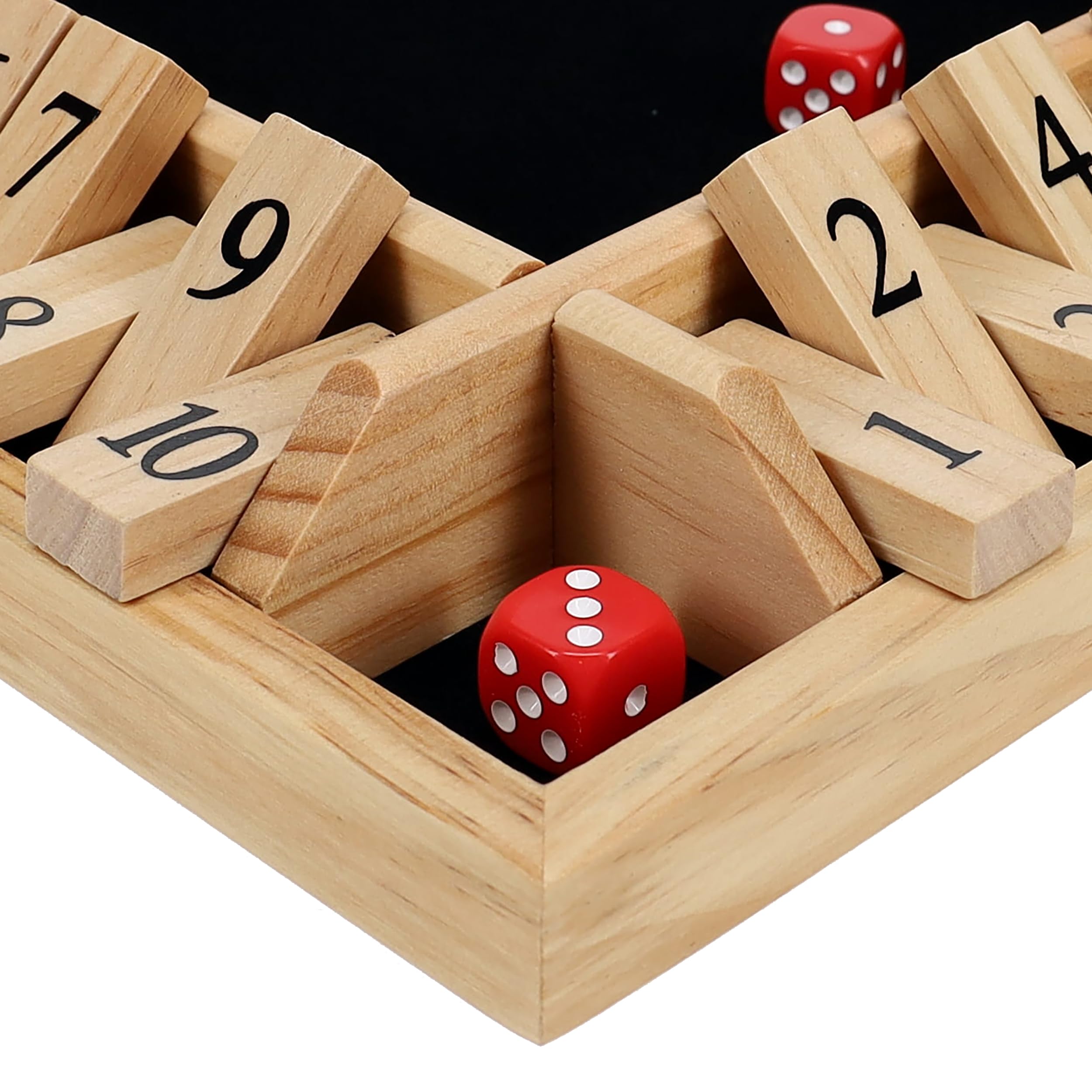Amazon | Pacific Shore Games Shut The Box Game 4プレイヤー