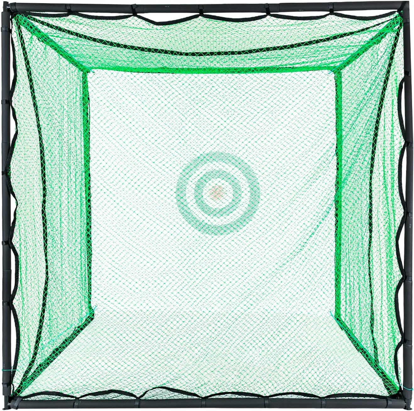 Golf Driving Cage, 8x8x8ft Golf Practice Cage Hitting Cage with Steel Frame, Golfs Cages Net Backyard for Full Swing and Chipping Practice Indoor or Outdoor Backyard