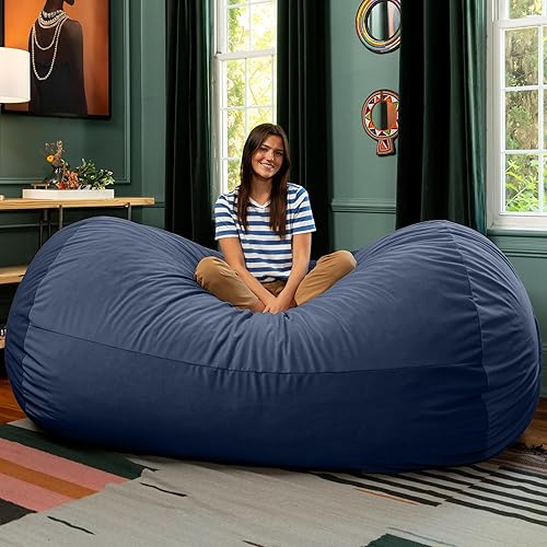 Miniatura 17 de Puff/tumbona gigante Saxx de la marca Jaxx, Espuma, Carbón Carbón vegetal,Camello,Chocolate,Negro -,Gris,Marfil,Terciopelo negro exuberante,Verde