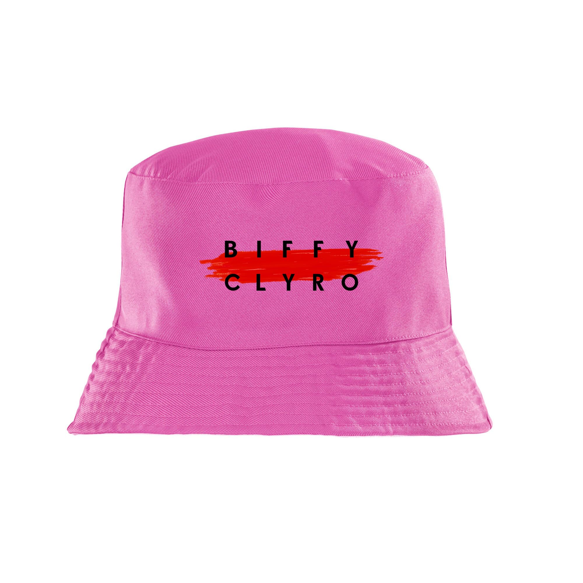 New Spirit Original Unisex Pink Biffy Pop Clyro Adults Bucket Hat, Novelty Hats Humerous Iconic Funny Fun Joke Pun Silly Trendy