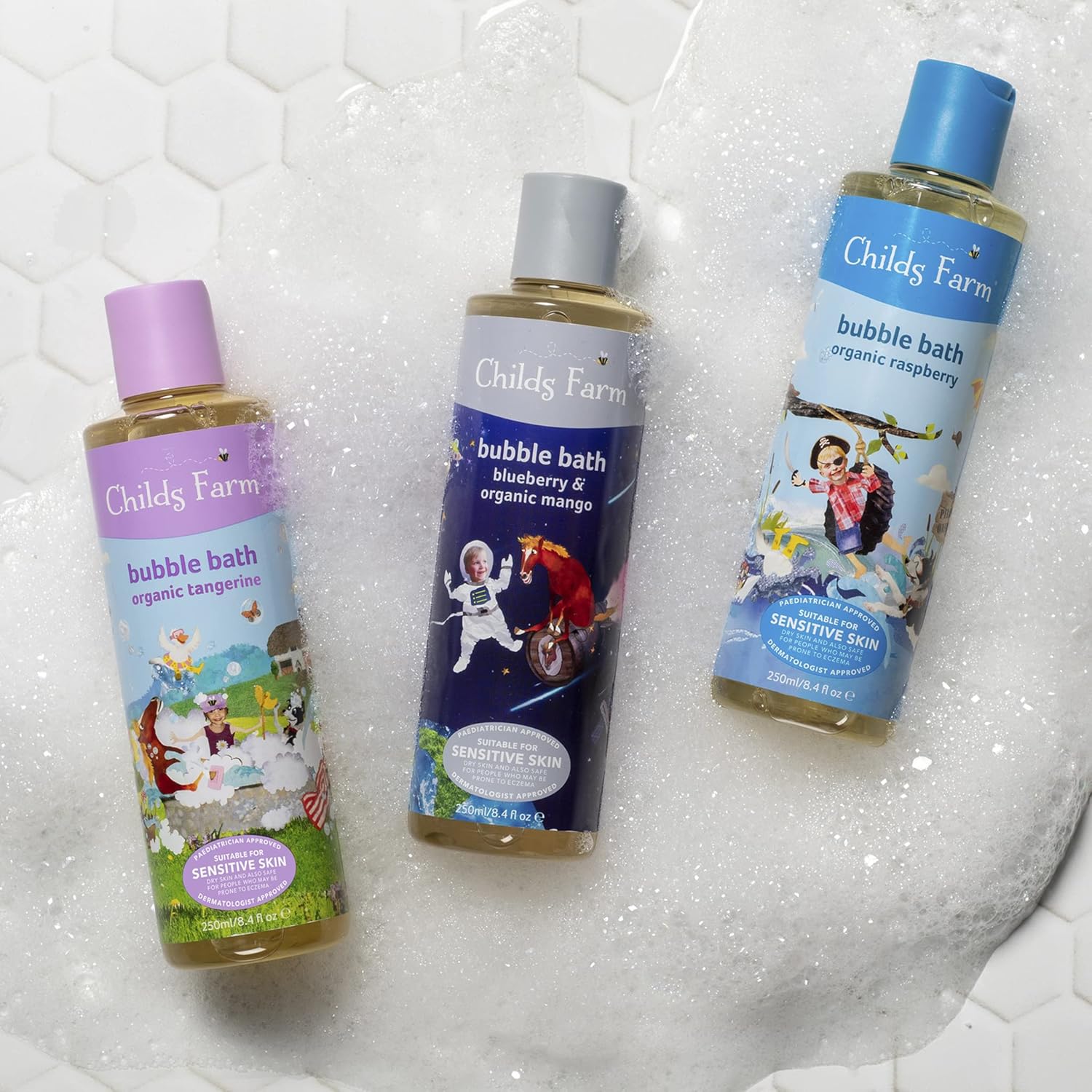 Childs Farm Bubble Bath Organic Tangerine 250ml : Beauty & Personal Care