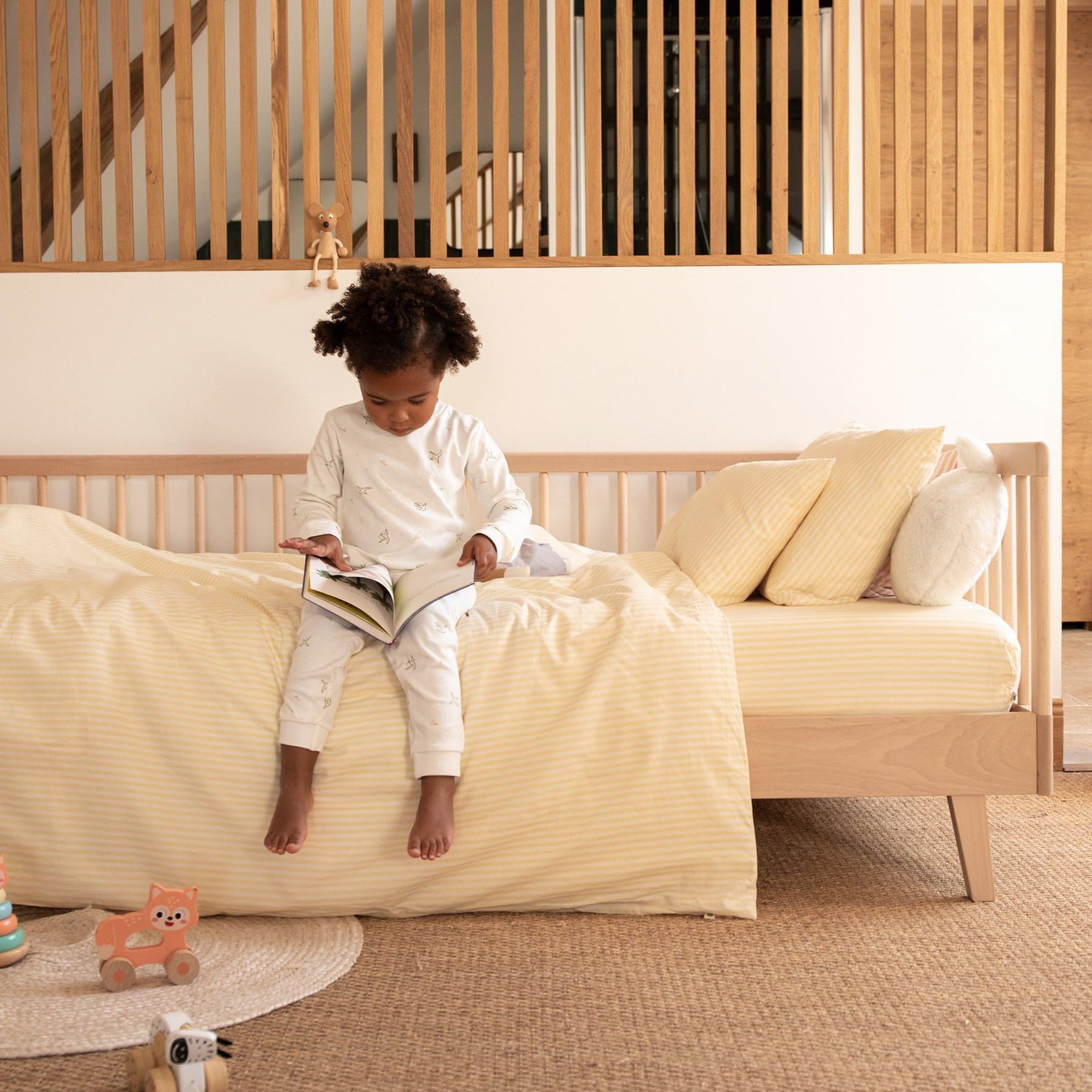 Kadolis - Lit Enfant Evolutif 90x190 cm en Hêtre Massif - Turia