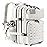 QT&QY White Military Tactical Backpacks For women CCW Army Laser cut Molle Daypack 45L Large 3 Day Bug Out Bag Gym Rucksack With Bottle Holder medical Rucksack