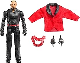 Mattel WWE Elite Action Figure & Accessories, Series #118, 6-inch Collectible Solo Sikoa with 25 Articulation Points & Swappable Hands
