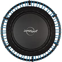 JumpSport 230 Workout Rebounder for Adults, 39" Mini Fitness Trampoline, Black