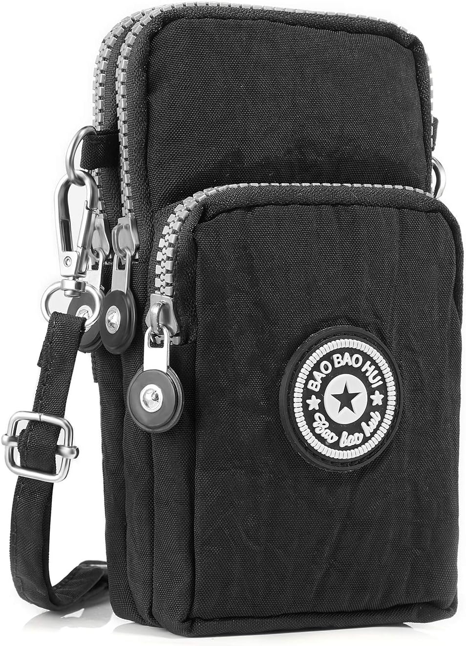 YFDZONE Cell Phone Purse Crossbody iphone, Mobile Phone Bag Wallet Handbag, Arm Package, Travel Wallet Bag for Women Men (Black)