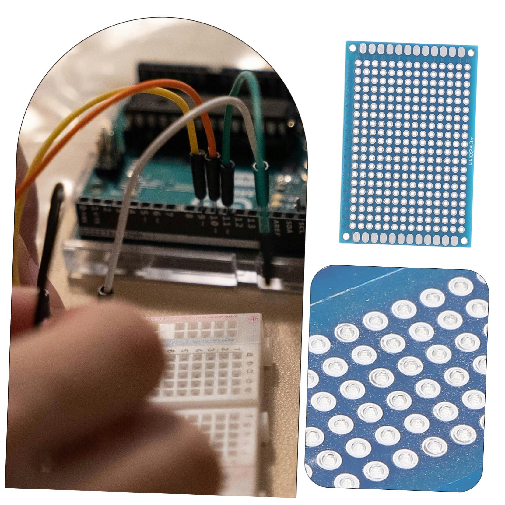50 Pcs Tablero Perforado Pcb Universal De Circuito Baquelita NIYANGLE