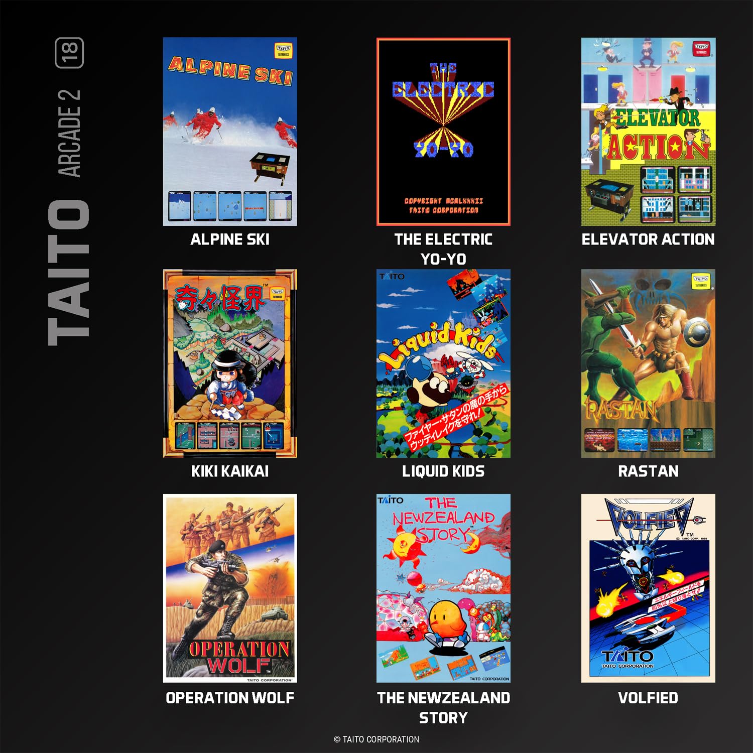 Blaze Evercade Taito Arcade Collection 2 cartucce