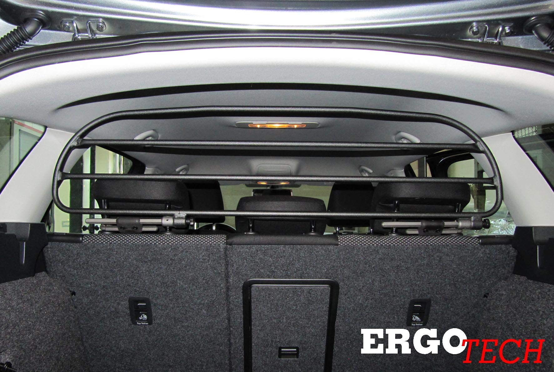 ERGOTECH Hundenetz Für Toyota Aygo - Trennnetz Mit Kopfstützenbefestigung