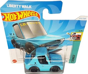 Hot Wheels Nissan Skyline 2000GT-R LBWK HRY85 Tooned 3/5 Short Card Liberty Walk Nissan Licence Mattel 2024 1:64