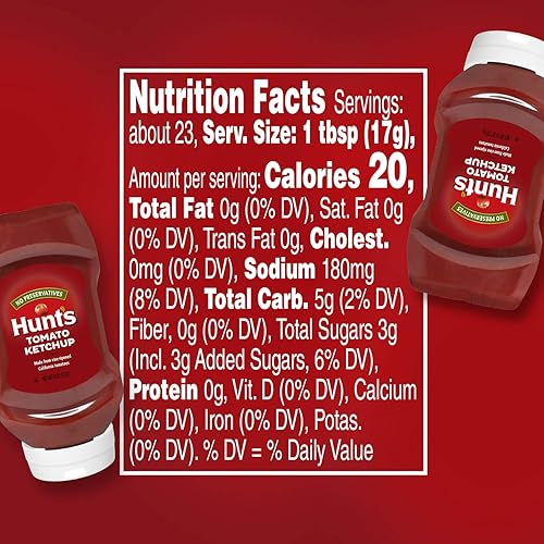 Miniatura 2 de Hunt's Ketchup de tomate, botella exprimible de 14 onzas (paquete de 12)