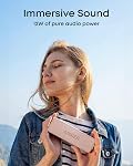 Anker Soundcore 2 Haut-parleur Bluetooth portable avec 12W Son stéréo, Bluetooth 5, L'abruti, IPX7 Imperméable, 24-Hour Temps de jeu, Interrelation stéréo sans fil, Haut-parleur pour la maison, Extérieur, Voyage - rose