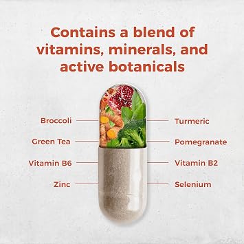 Health & Him Prostaguard Supplements for Men - 2 Month Supply, 120 Capsules - with Polyphenol Blend, Turmeric, Selenium & Zinc, Vegan, Gluten Free