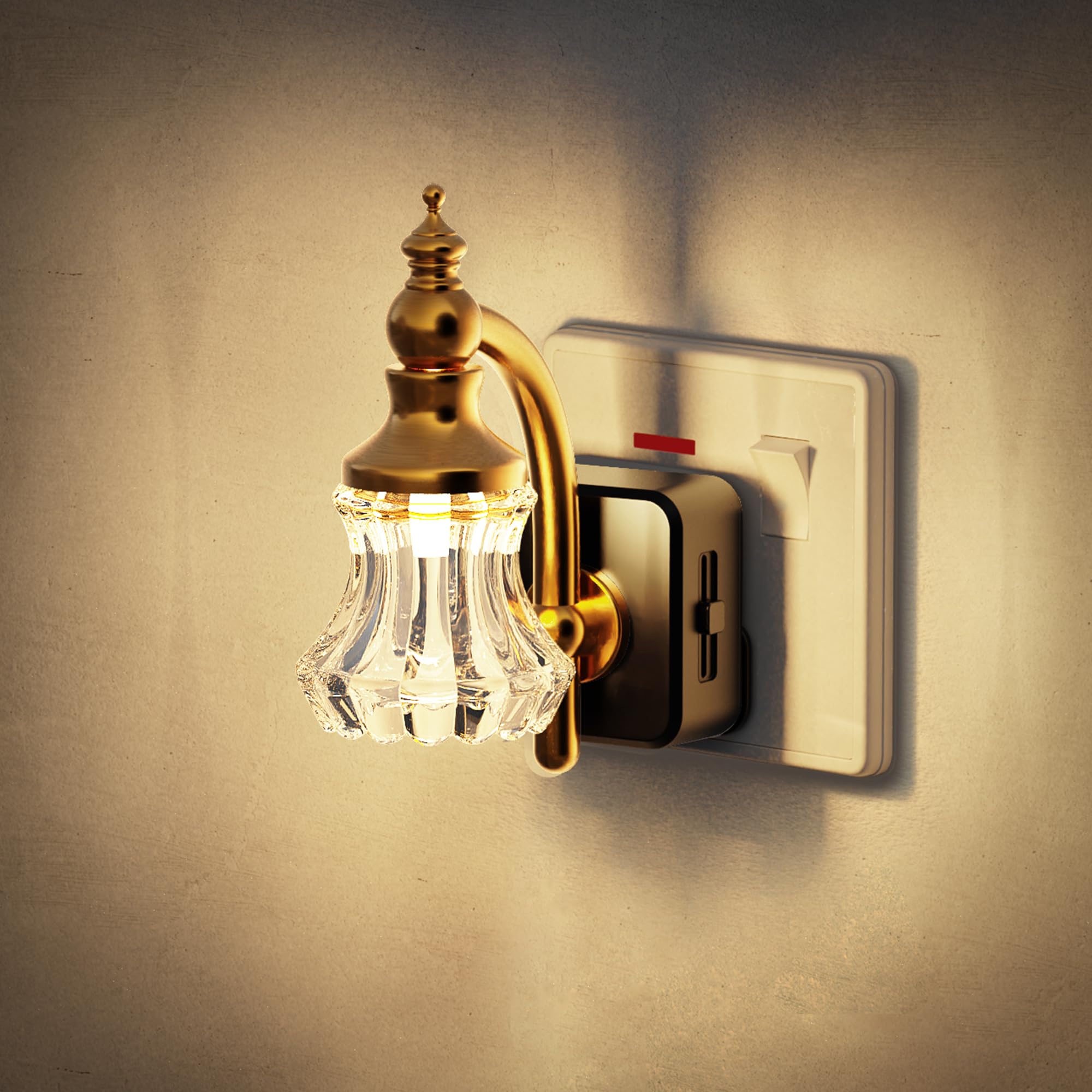 JandCase Night Light Plug in Wall, Retro Nightlight, Dusk to Dawn Sensor — image 1