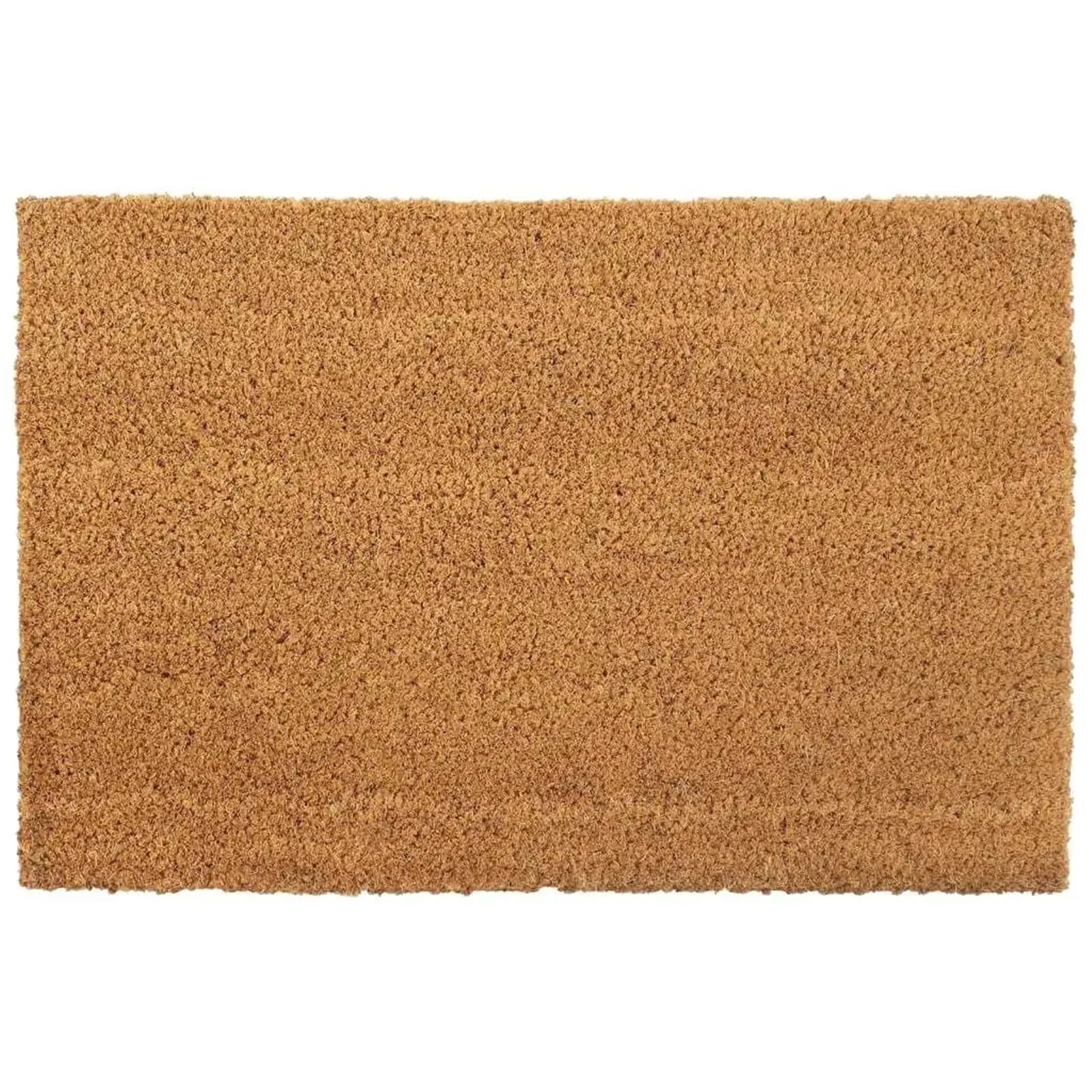 Tapis Fibre Coco Lot de 2 paillassons touffetés en Fibre Coco 40 x 60 cm - Tapis d'intérieur/extérieur durables