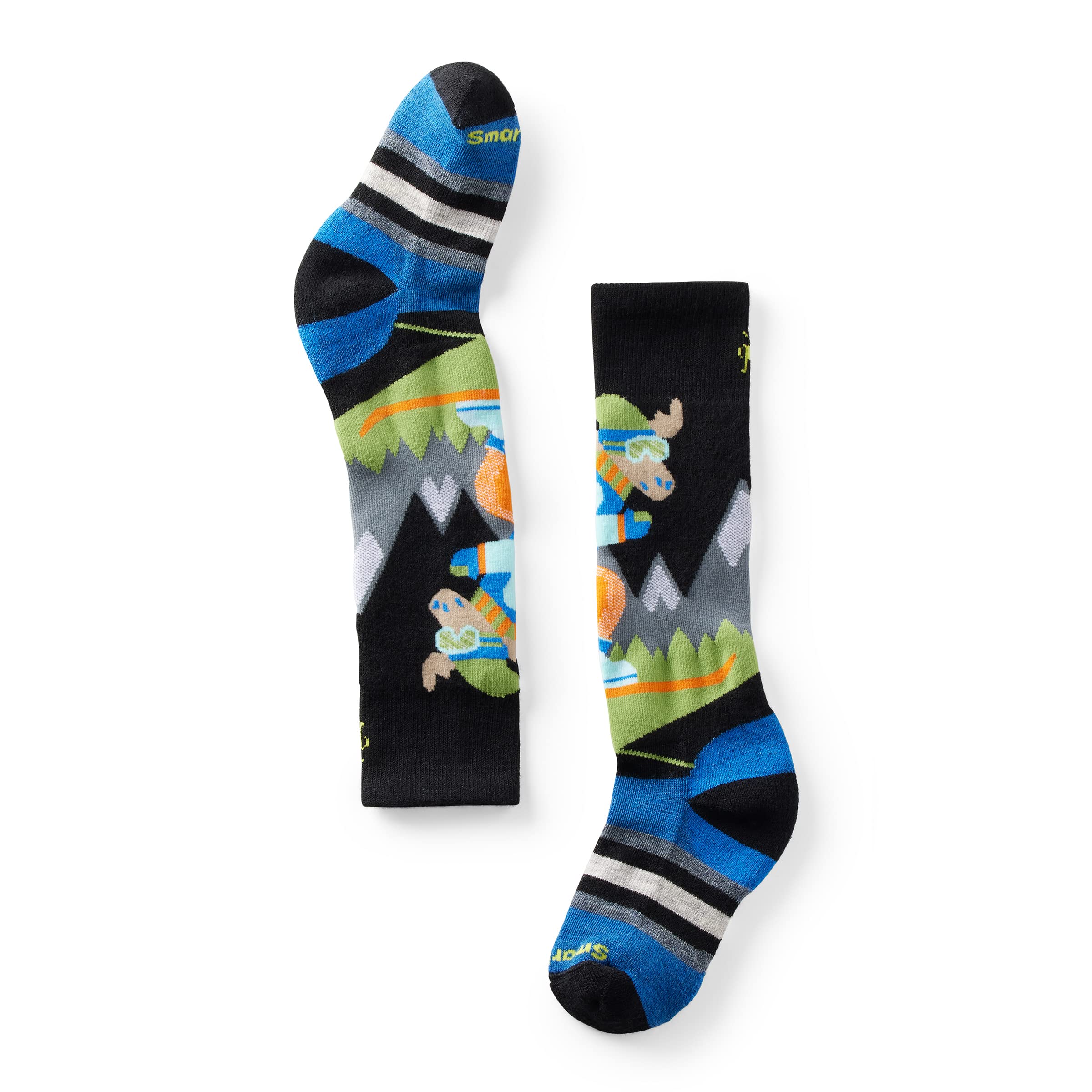 Smartwool Dzieci Wintersport Full Cushion Mountain Skarpety Black 29-32