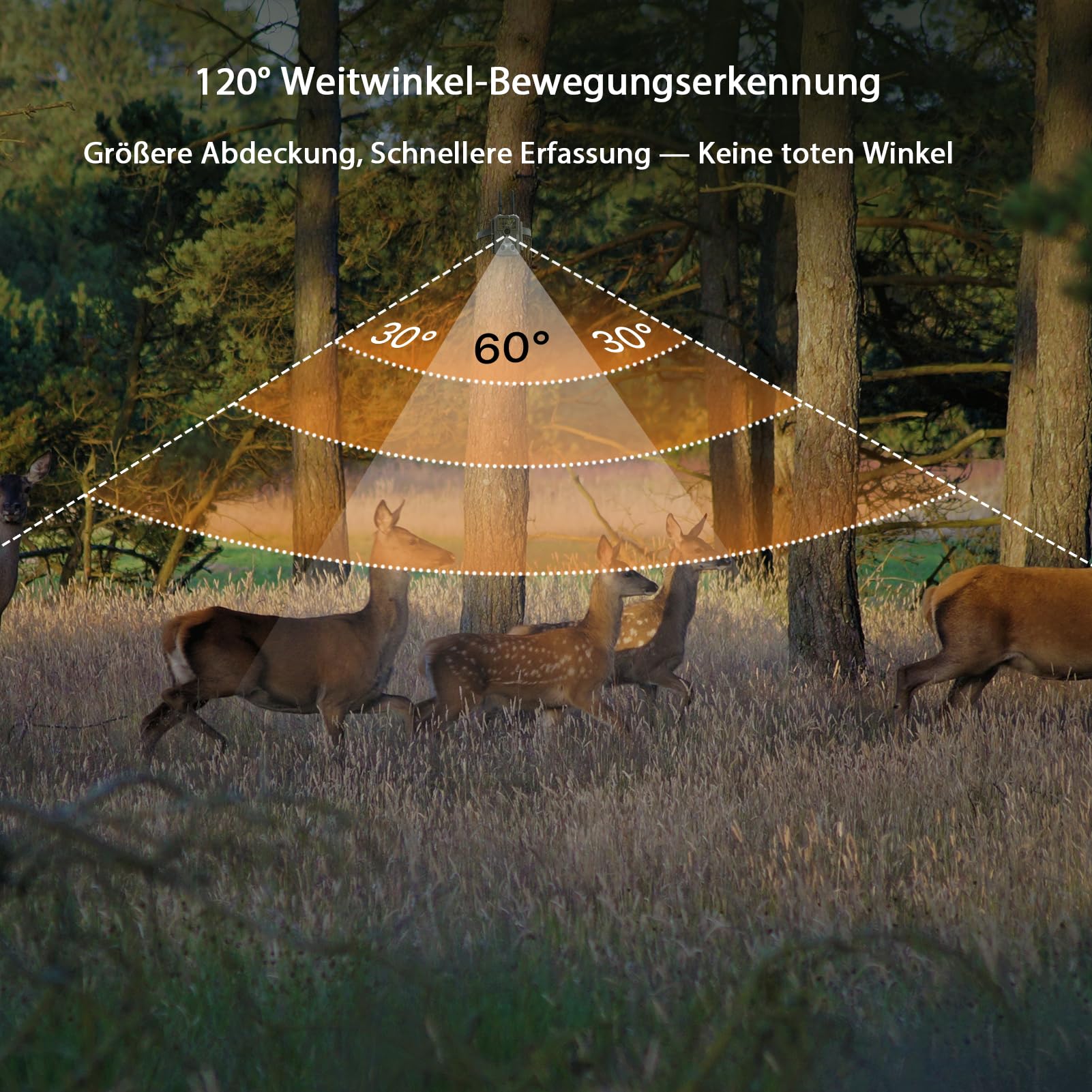 GardePro E8 2.0 Pro Wildkamera Doppelantenne WLAN mit 64GB SD Karte, 64MP H.264 4K Video Wiederaufladbare 7800mAh Akku, Mobilfunkübertragung, 30m Nachtsicht Bewegungsmelder 0,1s Trigge, IP66